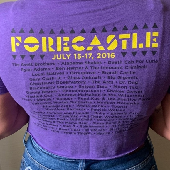 Forecastle Cropped Concert Tee - Picture 2 of 2